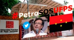 Campaña para solicitar garantías al Presidente Petro para consulta de la UFPS/Foto cortesía