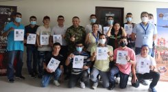 En Cúcuta, jóvenes desplazados definieron su situación militar./Foto: cortesía