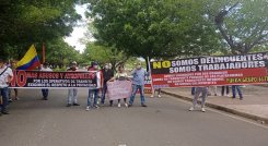 Llegada del Grupo Élite causa malestar en transportadores informales de Cúcuta./Foto: cortesía