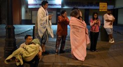 México registró fuerte réplica de magnitud 6,9, tras sismo del lunes./Foto: AFP