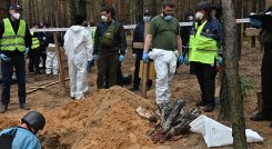 Ucrania encuentra cientos de tumbas y salas de tortura en territorio liberado./Foto: AFP