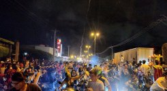 Caravana de motos en Cúcuta