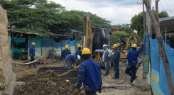 Concejo puso lupa a obra que se ejecuta en Las Américas