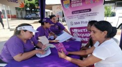 La Línea Violeta funciona de lunes a sábado, en el horario comprendido entre las 8:00 de la mañana hasta las 12: 00 del mediodía y desde las  2: 00 de la tarde hasta las 6:00 de la tarde.  / Foto: Cortesía / La Opinión 