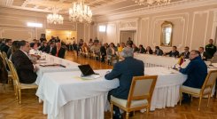 El encuentro se desarrolló en la Casa de Nariño y duró más de una hora. / Foto: Cortesía / La Opinión 