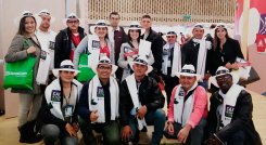 12 cafeteros exponen sus productos en la feria. / Foto: Cortesía