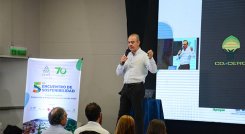 El emprendedor serial Mauricio Rodríguez, CEO de CO2Cero, habló de las estrategias empresariales contra el cambio climático. / Foto Cortesía