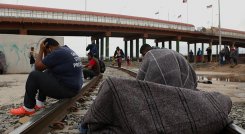 Miles de migrantes venezolanos permanecen varados en México./Foto: AFP