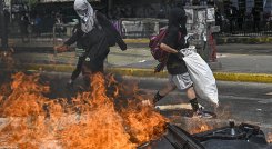 Saqueos y casi 200 detenidos tras noche de protestas en Chile./Foto: AFP