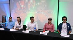 Lanzamiento de la feria Minfest, ayer, en la UFPS. / Foto Jorge Iván Gutiérrez
