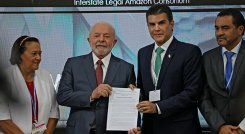 Lula Da Silva, presidente de Brasil.