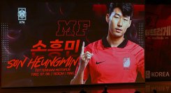 Son, delantero de Corea del Sur. 