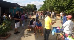Las familias le manifestaron al Secretario para Gestión del Riesgo que no tienen dónde ir, quieren un subsidio de arriendo. 