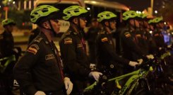 La alcaldía entregó equipos a uniformados que conforman este escuadrón/Foto Cortesía