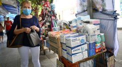 ¿Aumentó la venta de tapabocas en Cúcuta? / Foto: Jorge Gutiérrez / La Opinión 