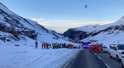 Avalancha de nieve sepulta a una decena de personas en Austria./Foto: AFP