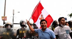 Manifestaciones en Perú 