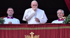 El papa Francisco también llamó a no usar la comida "como arma", en alusión a los conflictos que asolan sobre todo el cuerno de África./Foto: AFP