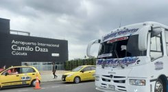 ¿Qué hacían buses venezolanos en el Aeropuerto Camilo Daza de Cúcuta?