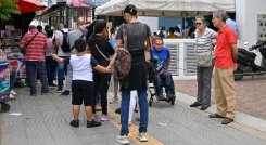 En la última semana se ha presentado una alta demanda de afiliados en las sedes presenciales./ Foto: Jorge Gutiérrez / La Opinión 