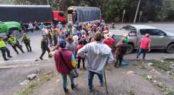 Paro en La Donjuana