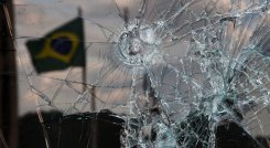 Manifestantes de Brasil, unidos por el odio al "comunismo"./Foto: AFP
