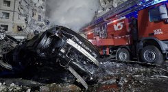 Bombardeos rusos provocan apagones masivos en Ucrania