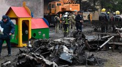 Ministro del Interior de Ucrania entre los 16 muertos en accidente de helicóptero