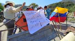 Protesta en Pamplonita