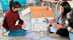Votaciones en Ecuador. 