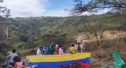 Protesta en San  Cayetano no cesará hasta lograr acuerdos