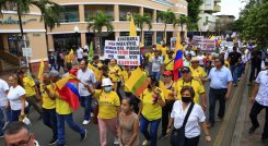 Cúcuteños manifestaron su echazo a las reformas de Gustavo Petro