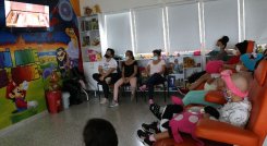En el Hospital Universitario Erasmo Meoz los niños con diagnóstico de cáncer tuvieron un día feliz./Foto cortesía 