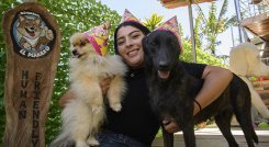 Restaurante para perros de Costa Rica es "amigable con humanos"./Foto: AFP