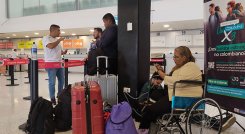 Muchos de los pasajeros que llegaron al aeropuerto Camilo Daza procedían de Venezuela. Foto Leonardo Favio Oliveros/La Opinión