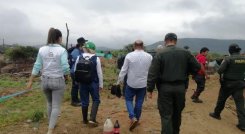 Desalojaron terreno invadido cerca del Aeropuerto Camilo Daza