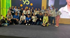 Este es parte del grupo de empresarios de Norte de Santander que participó en la Macrorrueda 95 de las Regiones, en Barranquilla. Foto Cortesía