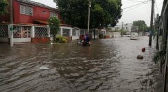 Inundación en el barrio Zulima. / Foto: Cortesía / La Opinión 