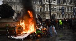 Protestas en Francia.