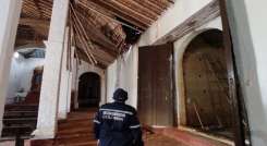 Templo histórico de Pueblo Nuevo se cae a pedazos