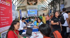 Se cumplió la segunda edición de la feria de empleo. / Foto La Opinión