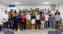 Graduación de los jóvenes migrantes y colombianos que recibieron la formación./Foto Cortesía
