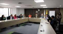 El evento en el que se selló la alianza por el Catatumbo se efectuó en la dirección general del SENA, en Bogotá. / Foto Cortesía / La Opinión 