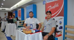 La empresa cucuteña Refritérmicas Ingeniería, con 33 años en el mercado local, particpó en la feria ACAIRegión./ Foto Leonardo Favio Oliveros-La Opinión