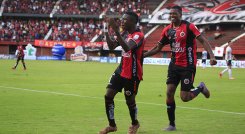 Con Gol de Moreno el Cúcuta Celebra. Foto: Juan Pablo Cohen / La Opinión