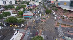 Diagonal Santander, donde existe un proyecto aprobado para ejecutar con plata de valorización./Foto Juan Pablo Cohen/La Opinión