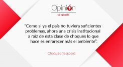 Choques riesgosos