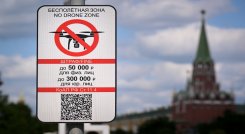 Moscú prohíbe drones. / Foto: AFP