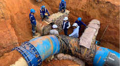 Reparaciones de Aguas Kpital en el Tabiro