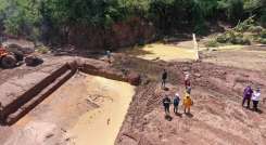 Zona de la emergencia del río El Tarrita, en Ábrego./Foto cortesía